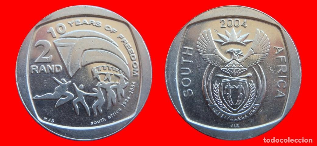 Monedas antiguas de &Aacute;frica: 2 RAND 2004 SUDAFRICA-152192