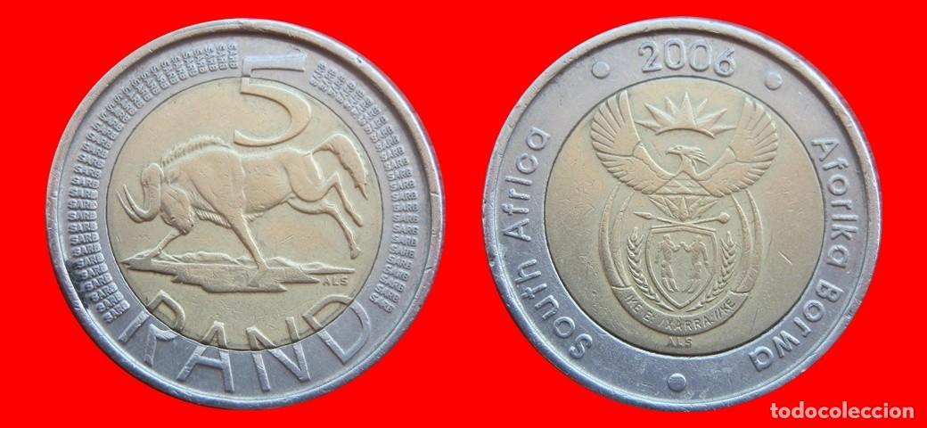 Monedas antiguas de &Aacute;frica: 5 RAND 2006 SUDAFRICA-152194