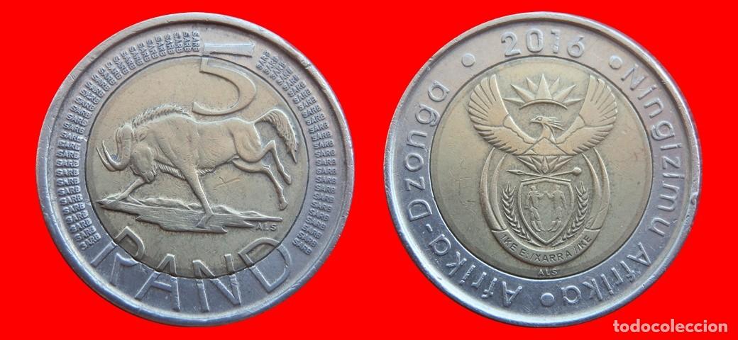Monedas antiguas de &Aacute;frica: 5 RAND 2016 SUDAFRICA-152195