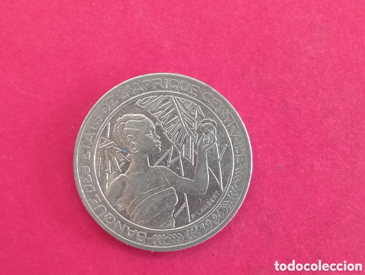 Monedas antiguas de &Aacute;frica: 500 francos de Congo 1984
