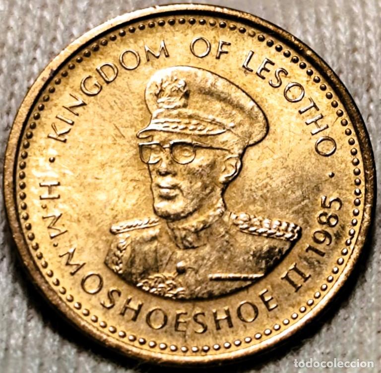 Monedas antiguas de &Aacute;frica: Lesoto &ndash; 1 Sente 1985 &ndash; Sin Circular (SC-) &ndash; Lote 2446