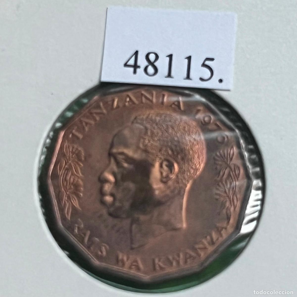Monedas antiguas de &Aacute;frica: Tanzania 5 senti 1976