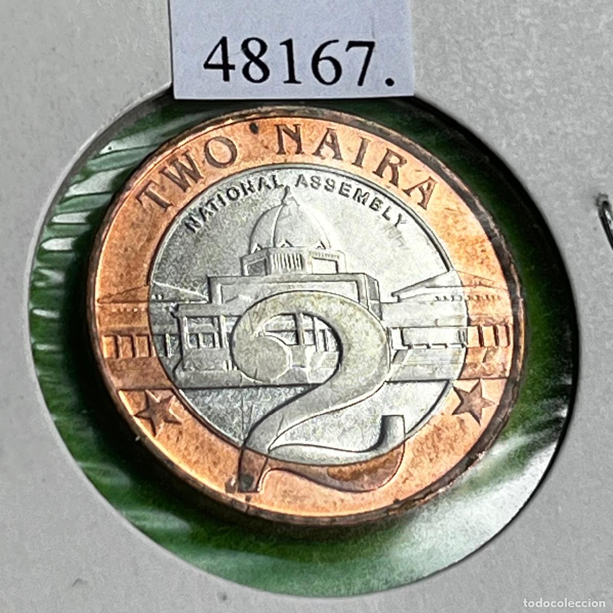 Monedas antiguas de &Aacute;frica: Nigeria 2 naira 2006, bimetalica