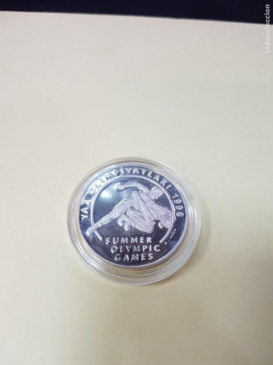 Monedas antiguas de &Aacute;frica: TURQUIA- 50000 LIRAS-1995-1 ONZA