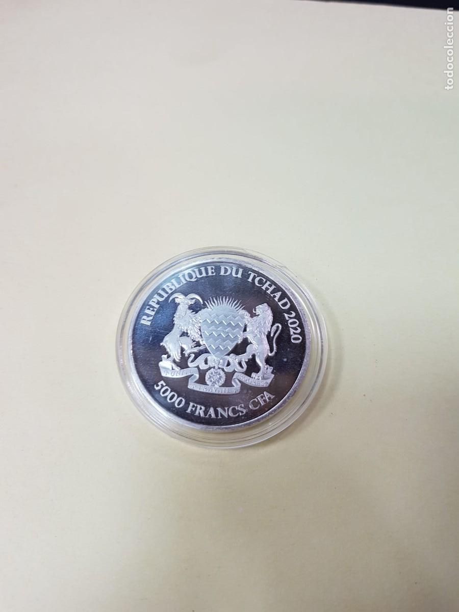 Monedas antiguas de &Aacute;frica: CHAD- 5000 FRANCOS CFA-2020-1 ONZA