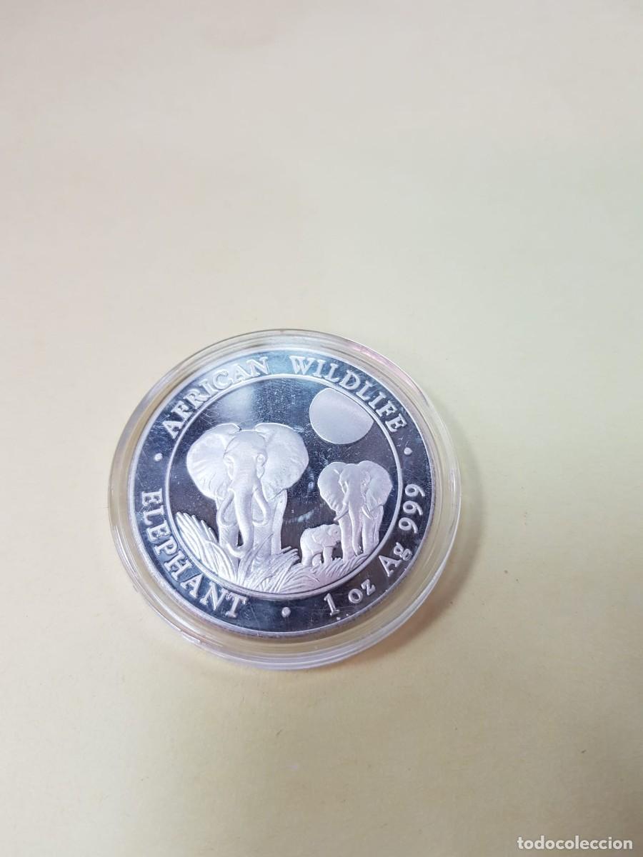 Monete antiche di Africa: SOMALIA-100 SHILLINGS-2014- 1 ONZA-PLATA 0,999