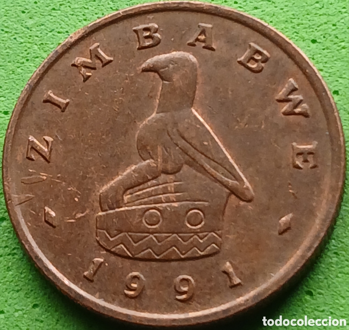 Monedas antiguas de &Aacute;frica: Zimbabwe 1 cent 1991 km#1a