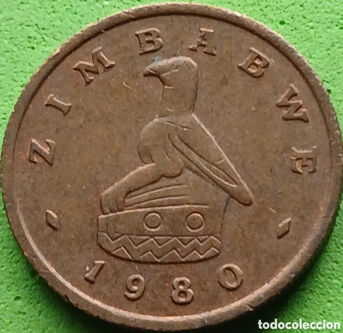 Monedas antiguas de &Aacute;frica: Zimbabwe 1 cent 1980 km#1