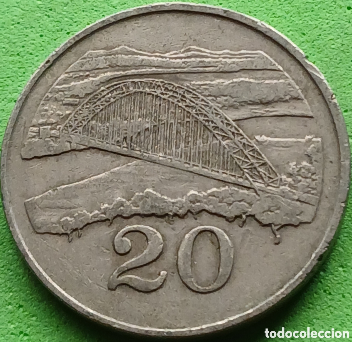 Monedas antiguas de &Aacute;frica: Zimbabwe 20 cents 1983 km#4