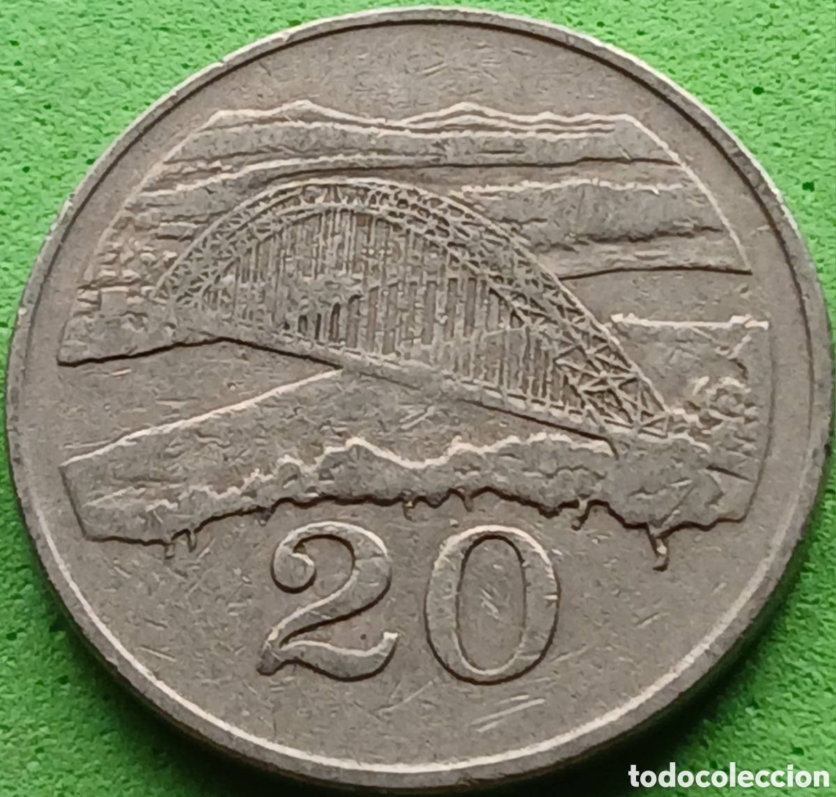 Monedas antiguas de &Aacute;frica: Zimbabwe 20 cents 1980 km#4