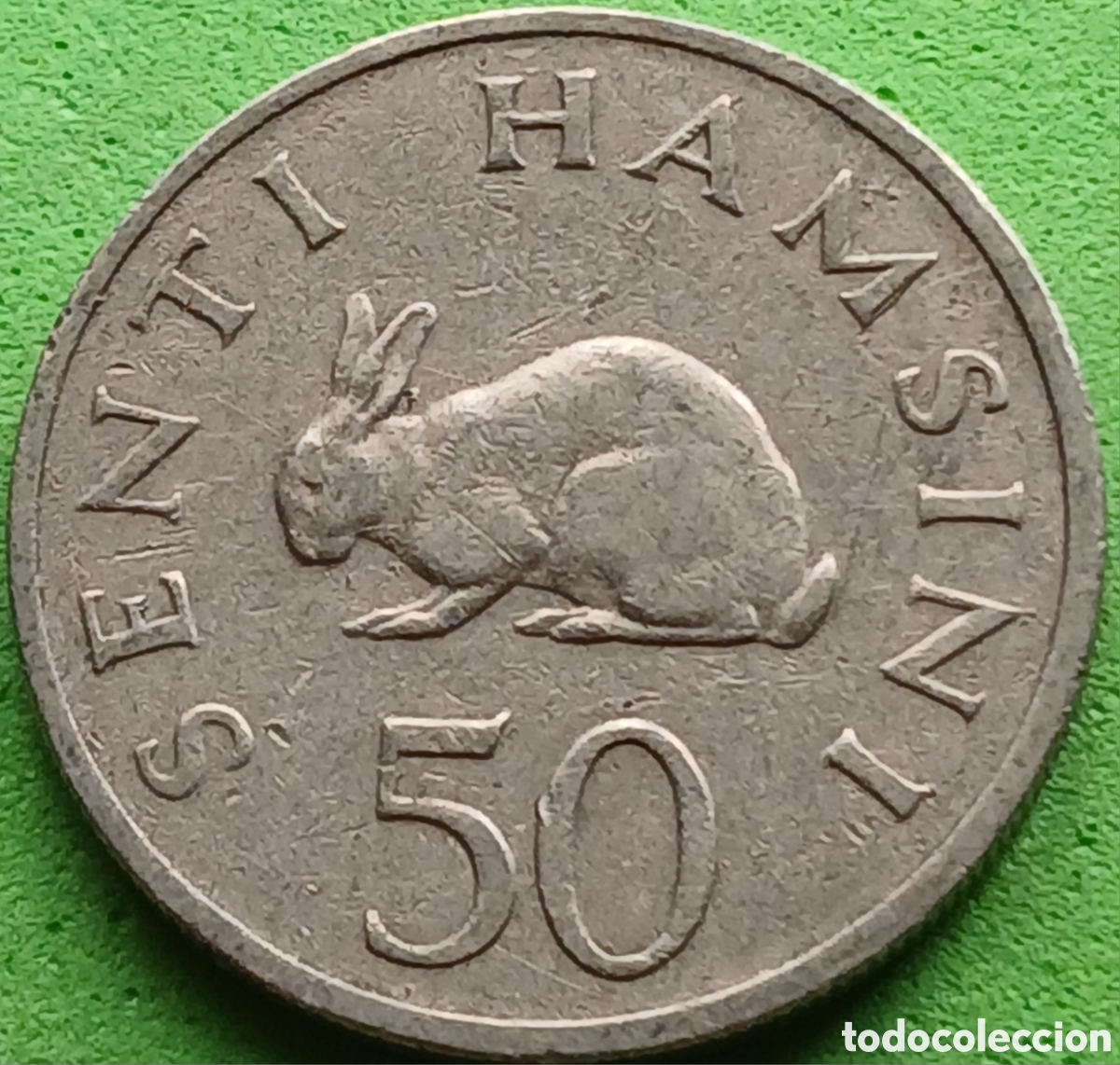 Monedas antiguas de &Aacute;frica: Tanzania 50 senti 1966 km#3