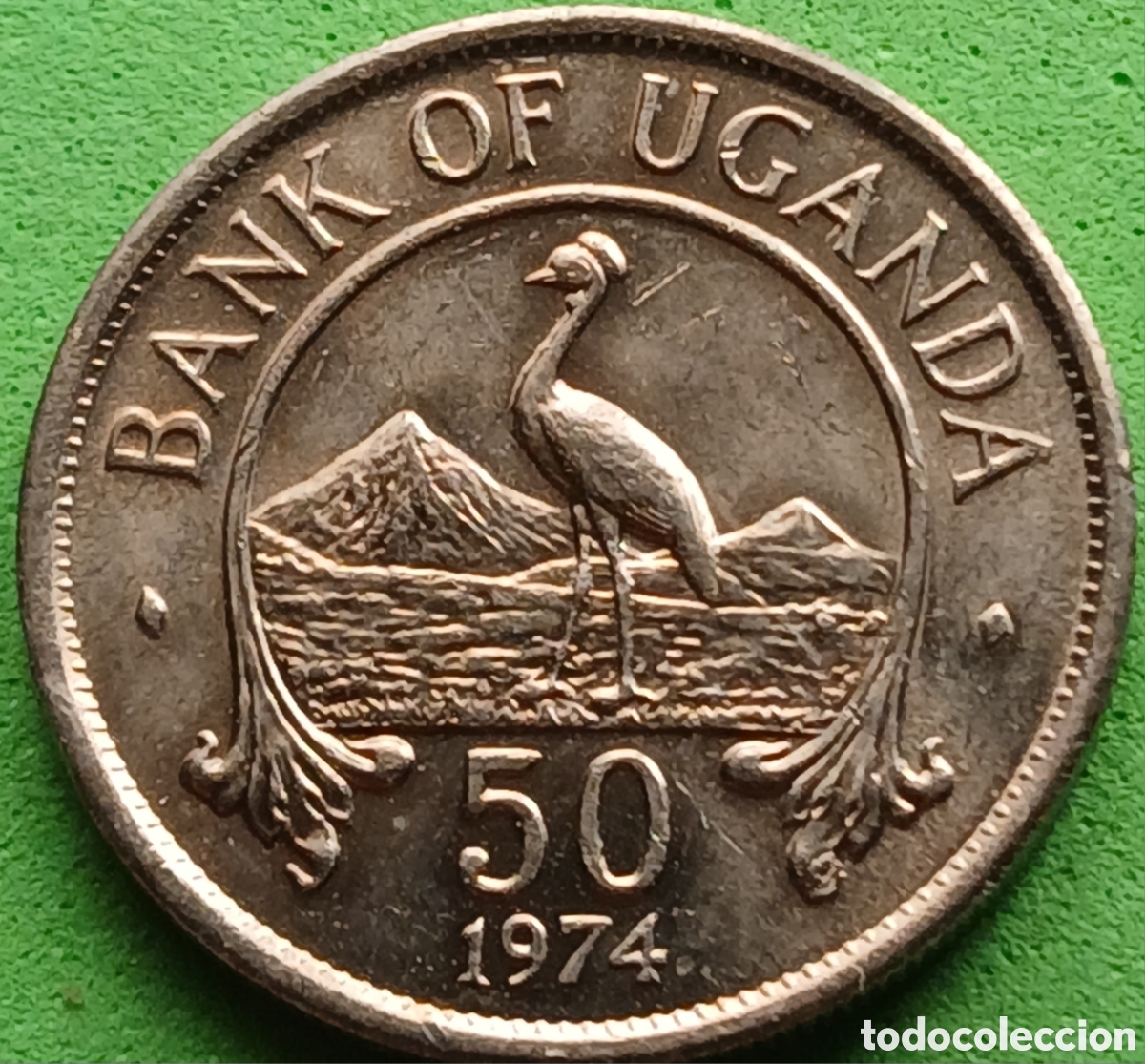 Monedas antiguas de &Aacute;frica: Uganda 50 cents 1974 km#4