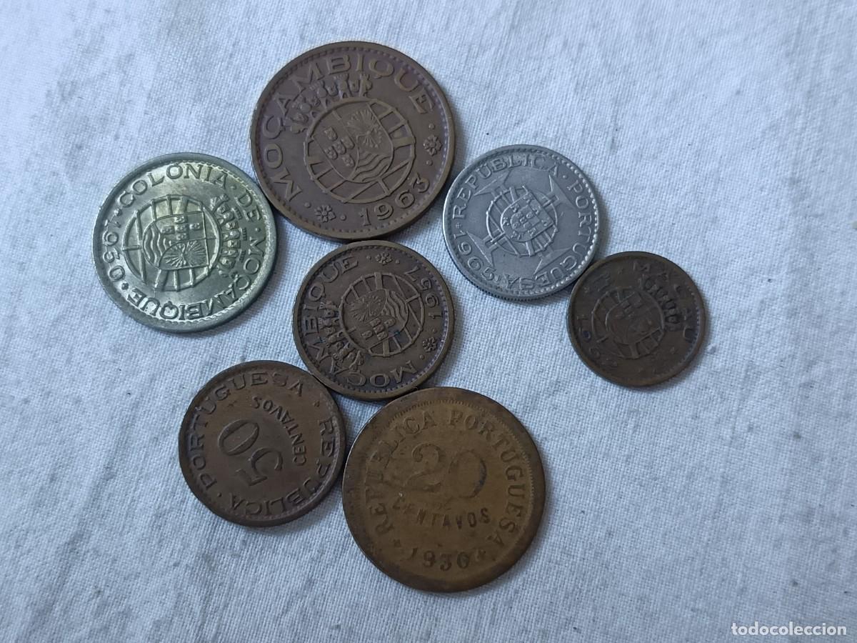 Monedas antiguas de &Aacute;frica: LE48, Lote de Antiguas Monedas Extranjeras, Antiguas Colonias Portuguesas, varios a&ntilde;os