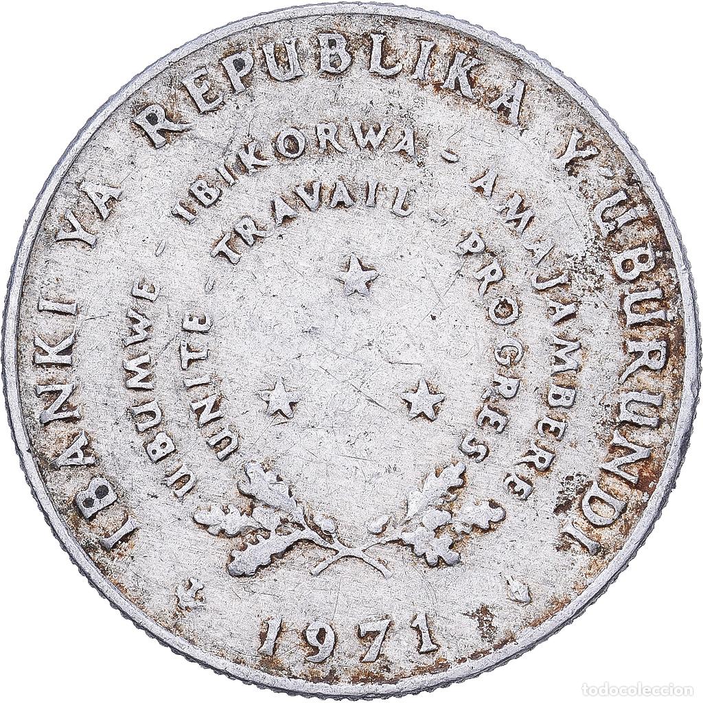 Monedas antiguas de &Aacute;frica: [#1513527] Burundi, 5 Francs, 1971, Brussels, Aluminio, MBC, KM:16