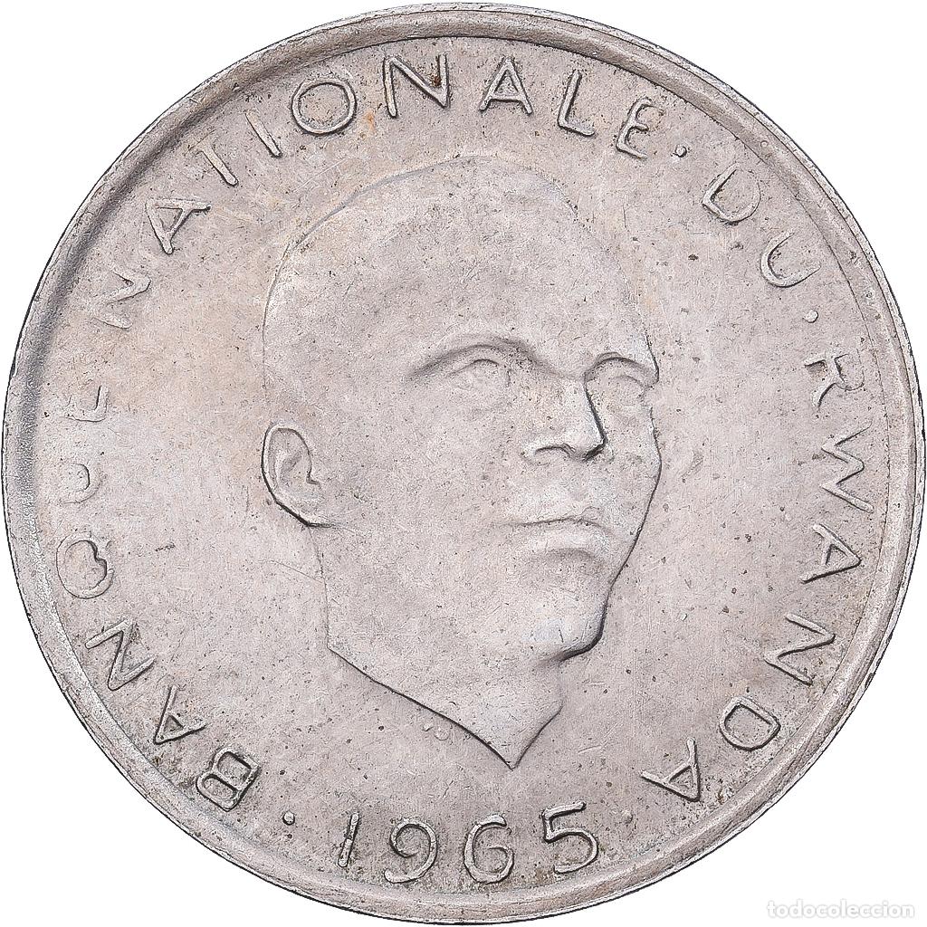 Monedas antiguas de &Aacute;frica: [#1513533] Moneda, Ruanda, Franc, 1965, BC+, Cobre - n&iacute;quel, KM:5