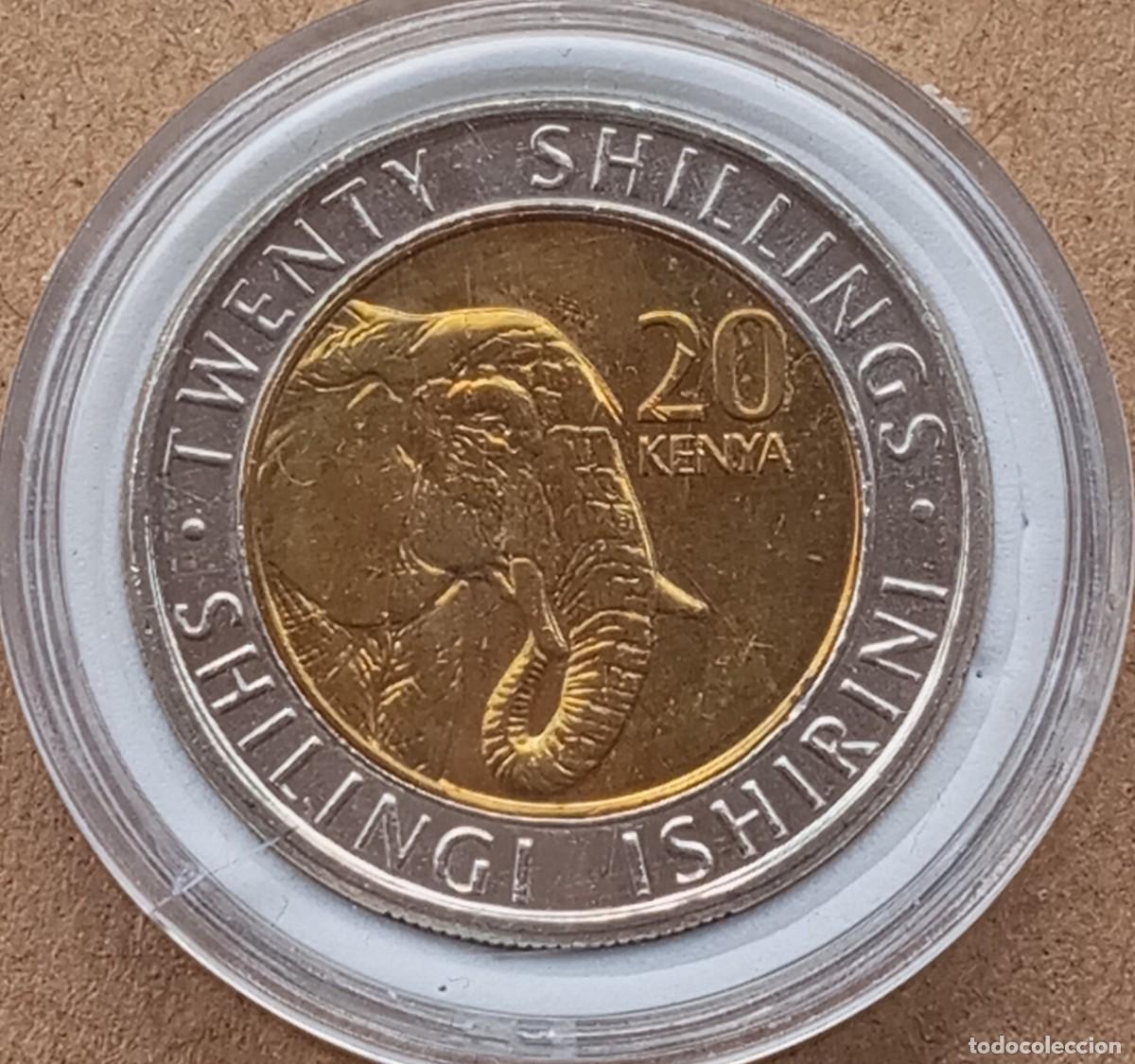 Monedas antiguas de &Aacute;frica: LOTE 200 MONEDA BIMETALICA DE KENIA (SIN CIRCULAR)