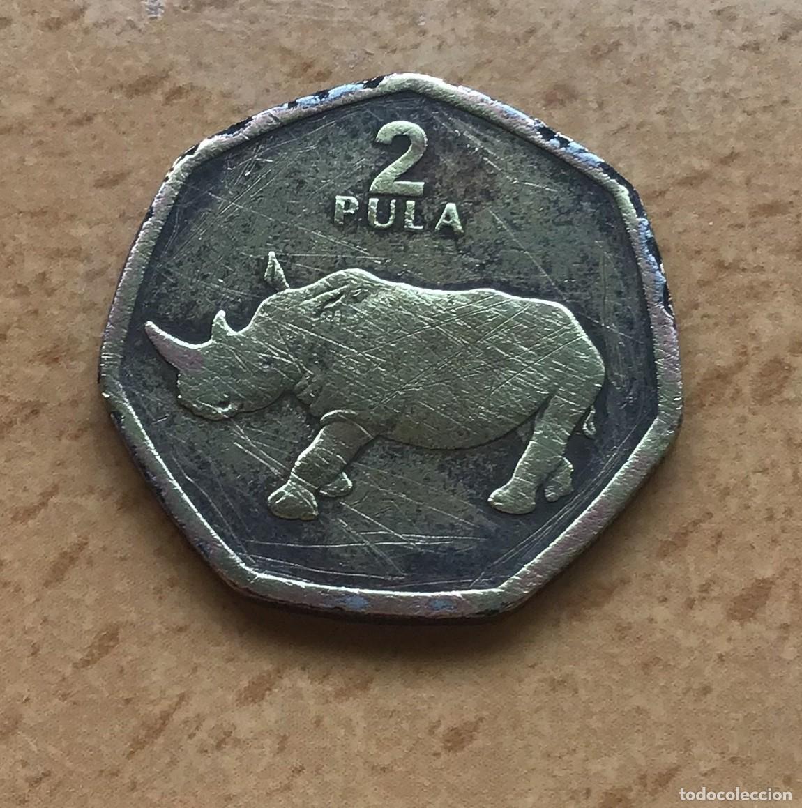 Monedas antiguas de &Aacute;frica: 2 pula de Botsuana (Botswana). A&ntilde;o 2004