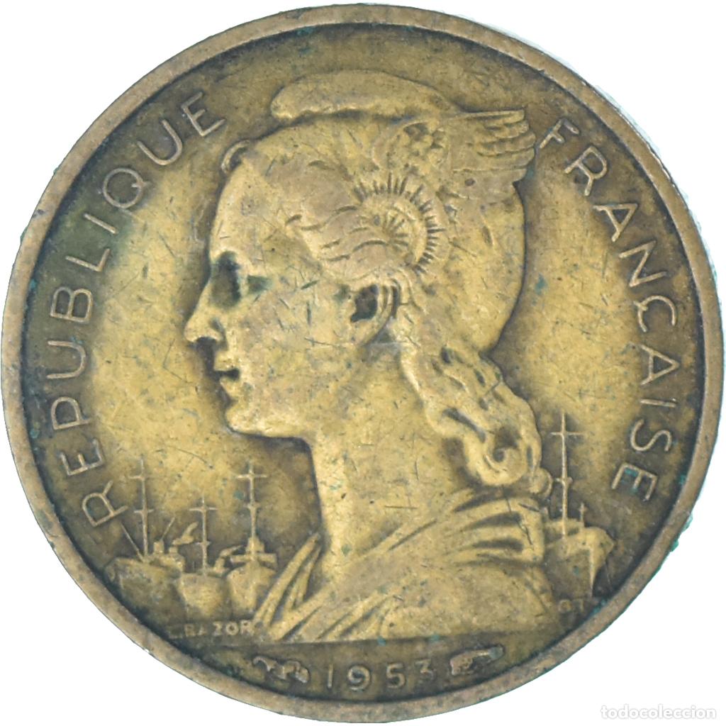 Monedas antiguas de &Aacute;frica: [#1348333] Moneda, Madagascar, 10 Francs, 1953