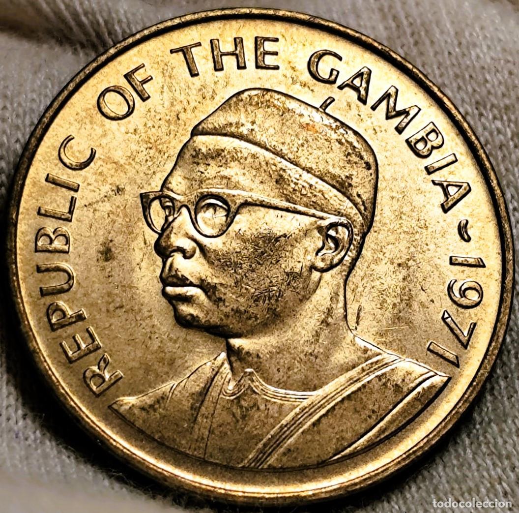 Monedas antiguas de &Aacute;frica: Gambia &ndash; 10 Bututs 1971 &ndash; Sin Circular (SC) &ndash; Lote 2604