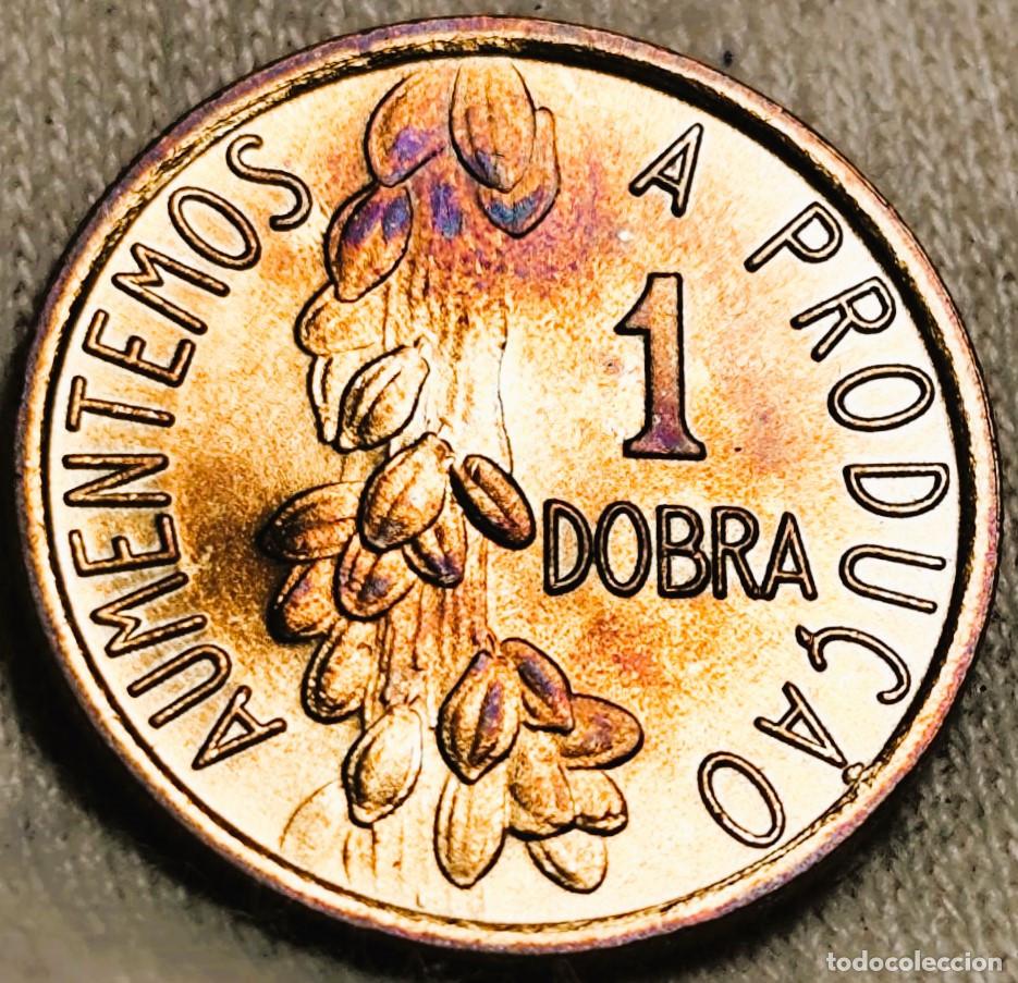 Monedas antiguas de &Aacute;frica: Santo Tom&eacute; y Pr&iacute;ncipe 1 dobra, 1977&ndash; Sin Circular (SC) &ndash; Lote 2616
