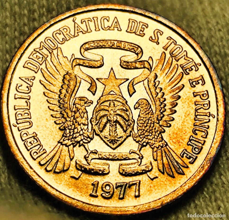 Monedas antiguas de &Aacute;frica: Santo Tom&eacute; y Pr&iacute;ncipe 50 c&eacute;ntimos, 1977&ndash; Sin Circular (SC) &ndash; Lote 2618