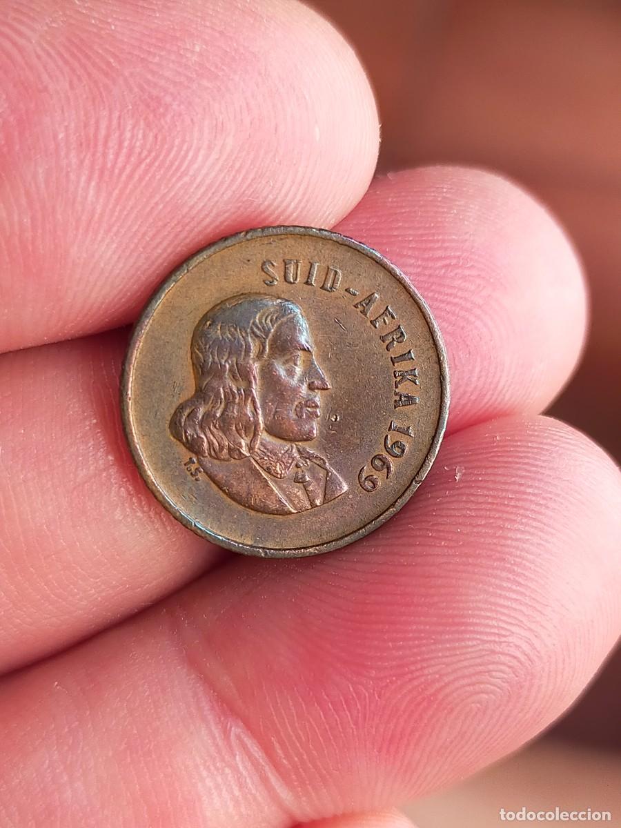 Monedas antiguas de &Aacute;frica: MONEDA DE 1 UN CENT CENTAVO SUDAFRICA SUID AFRIKA 1969 MUY BUENA CONSERVACION