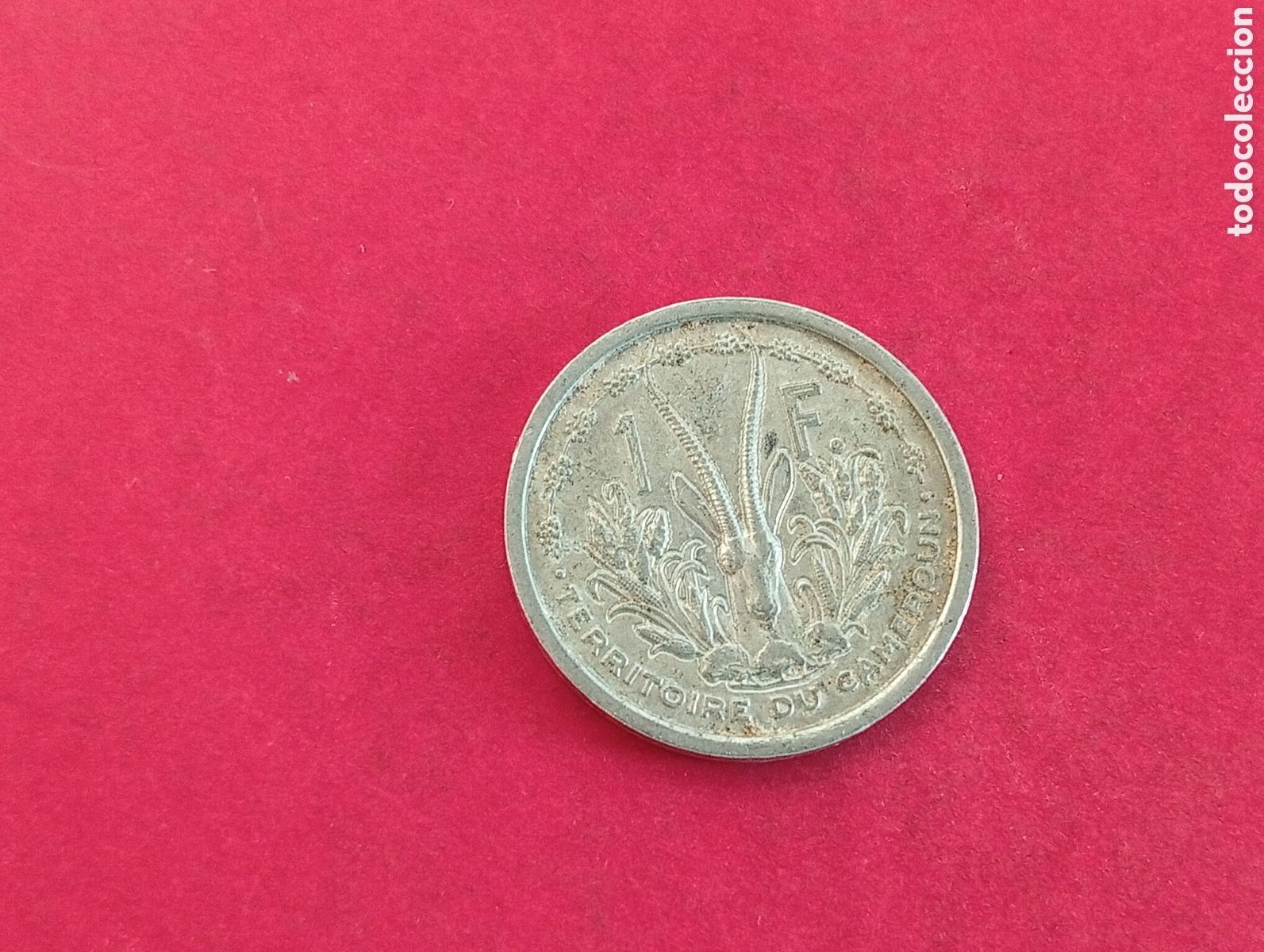 Monedas antiguas de &Aacute;frica: 1 franco de Camer&uacute;n 1948