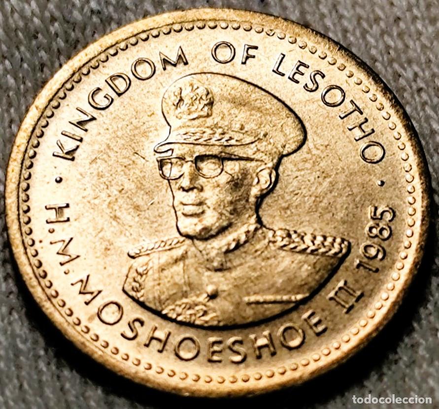 Monedas antiguas de &Aacute;frica: Lesotho &ndash; 1 Sente 1985 &ndash; Sin Circular (SC) &ndash; Lote 2666