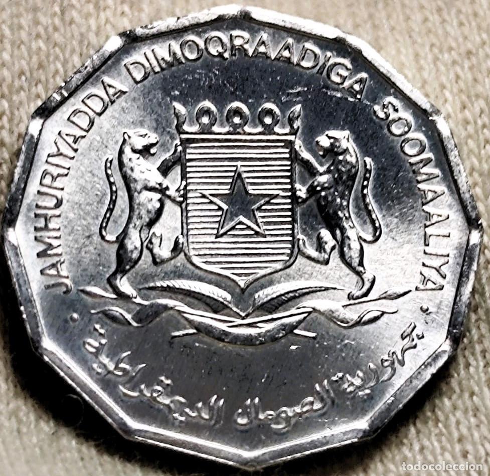 Monedas antiguas de &Aacute;frica: Somalia 5 senti 1976 &ndash; Sin Circular (SC) &ndash; Lote 2678