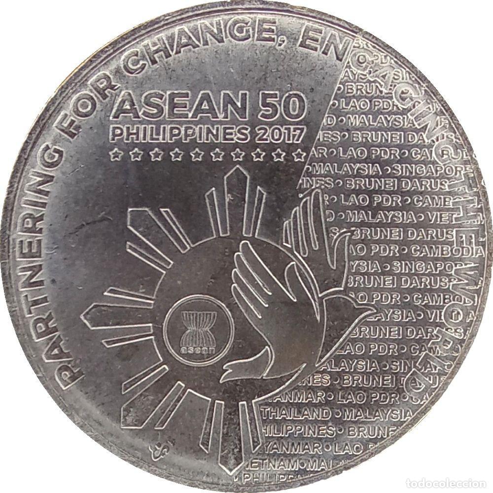 Monedas antiguas de &Aacute;frica: 1 Piso ASEAN Chairmanship 2017