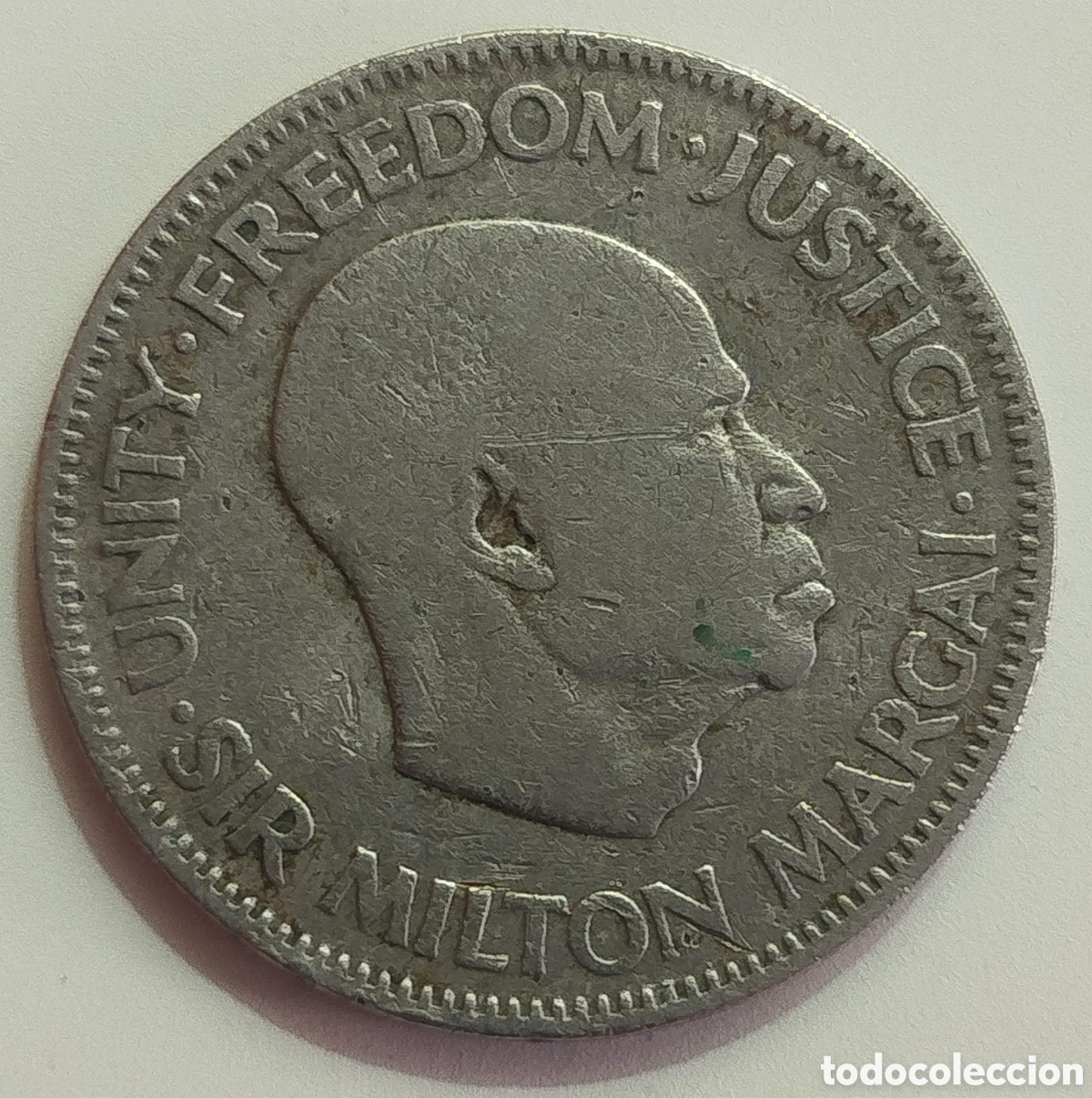 Monedas antiguas de &Aacute;frica: Moneda 20 Centavos Sierra Leona 1964