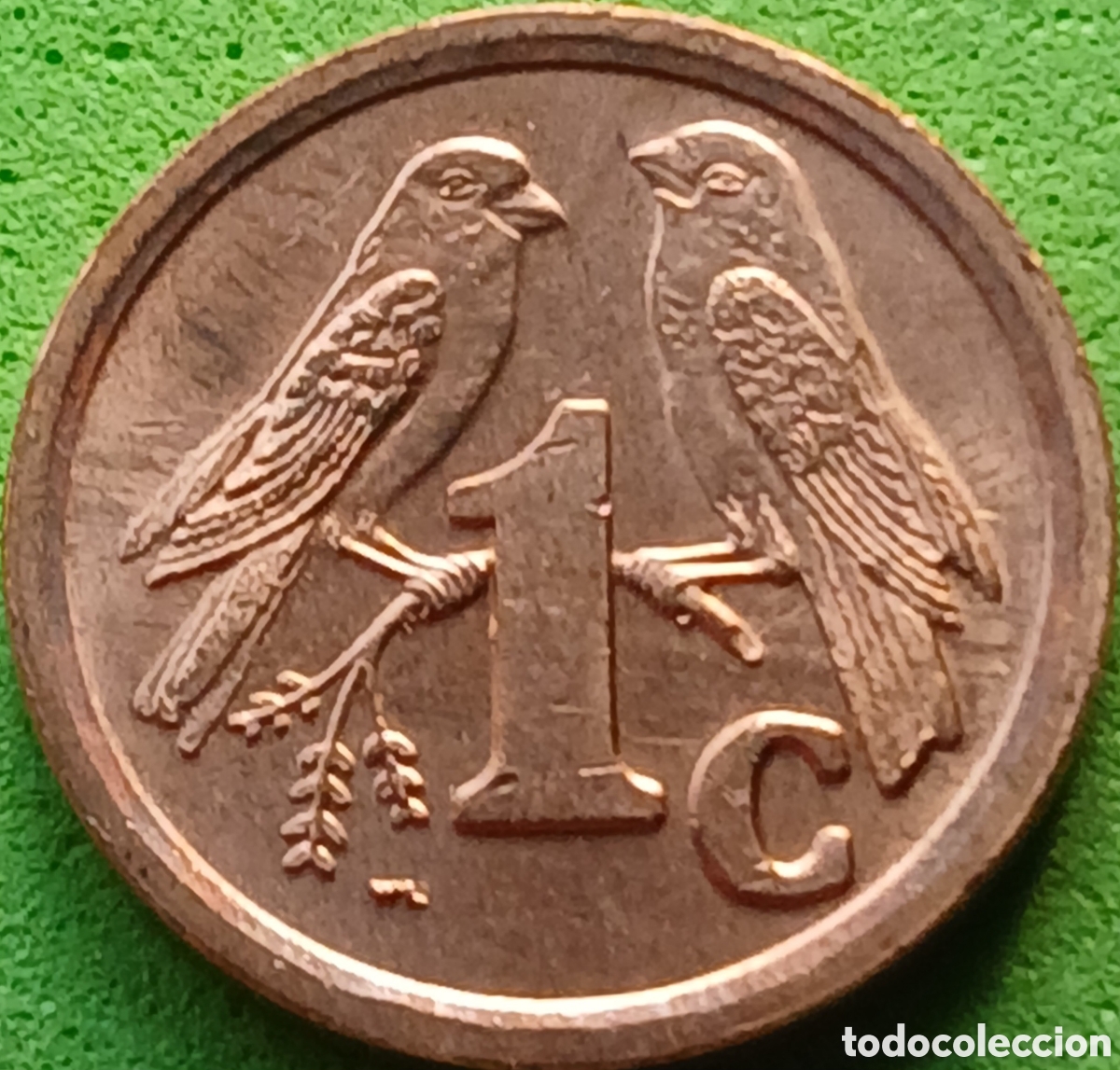 Monedas antiguas de &Aacute;frica: South &Aacute;frica 1 cent 1993 km#132