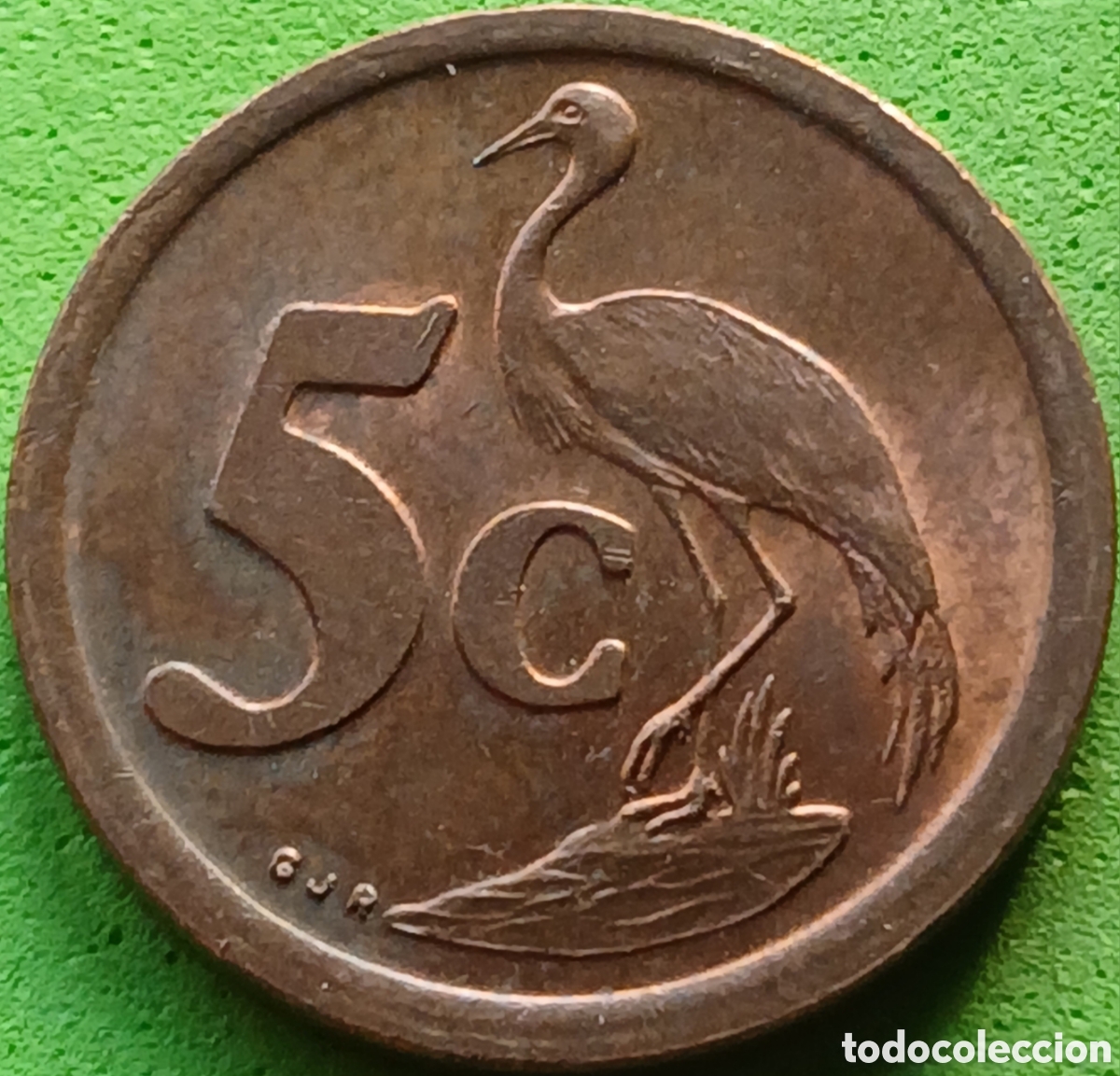 Monedas antiguas de &Aacute;frica: South &Aacute;frica 5 cents 1990 km#134