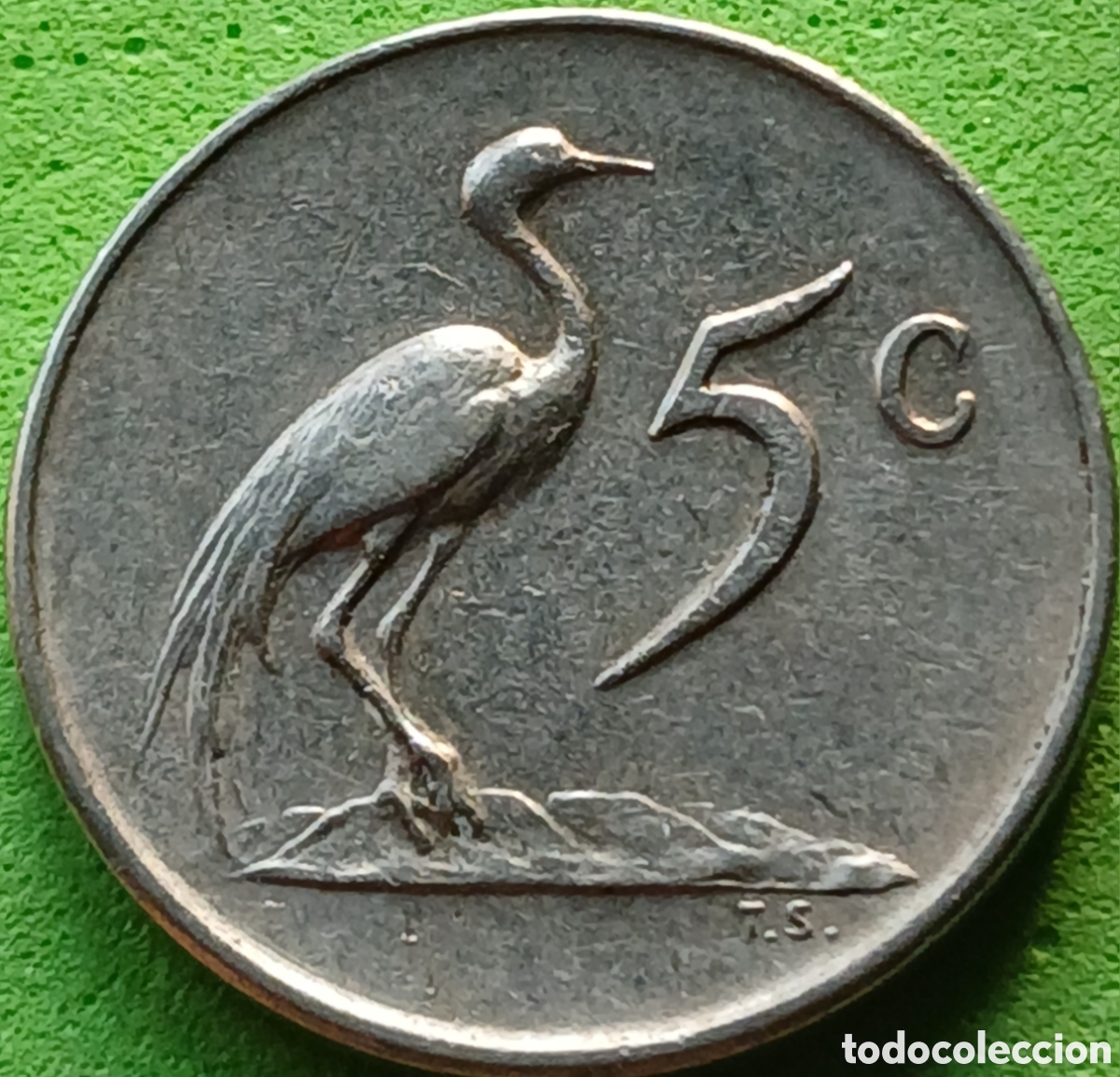 Monedas antiguas de &Aacute;frica: Suid &Aacute;frika 5 cents 1965 km#67.2
