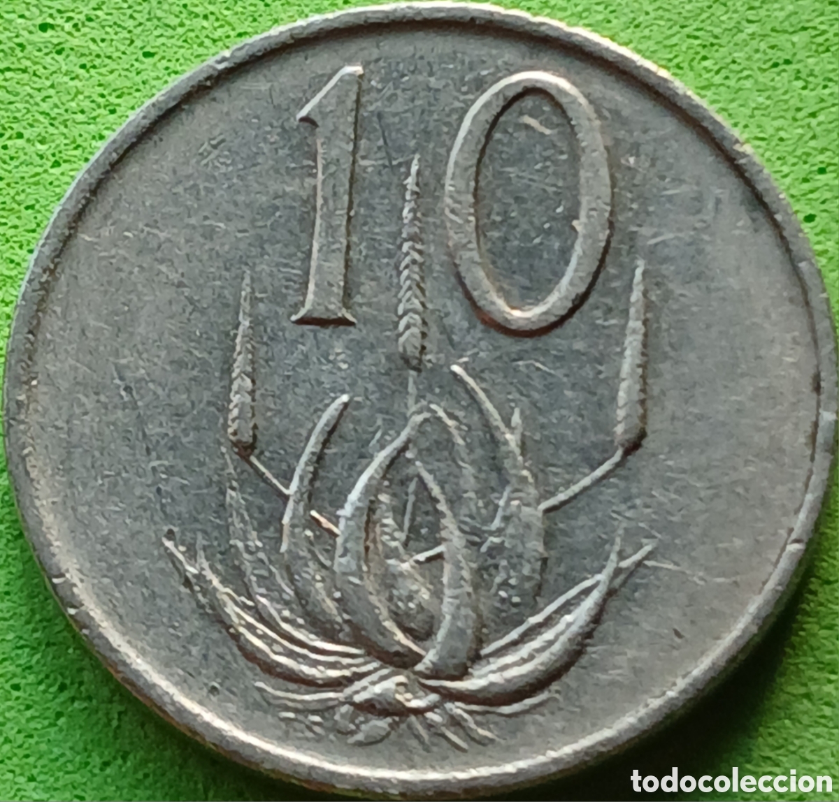Monedas antiguas de &Aacute;frica: South &Aacute;frica 10 cents 1965 km#68.1