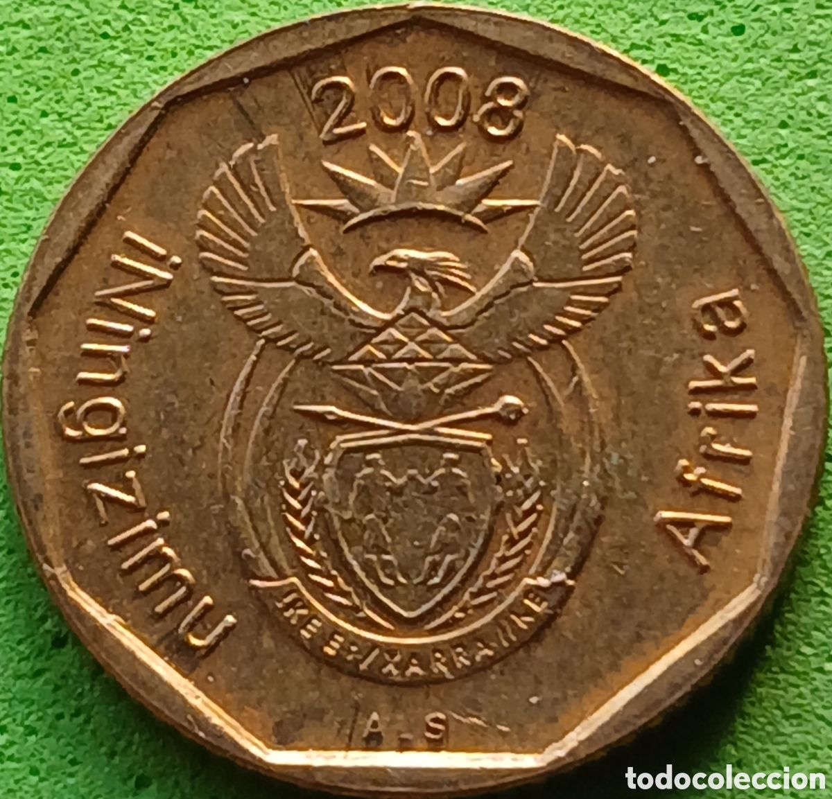 Monedas antiguas de &Aacute;frica: Iningizimu &Aacute;frika 10 cents 2008 km#441