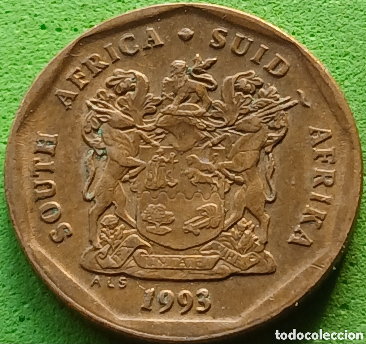 Monedas antiguas de &Aacute;frica: South &Aacute;frica 20 cents 1993 km#136
