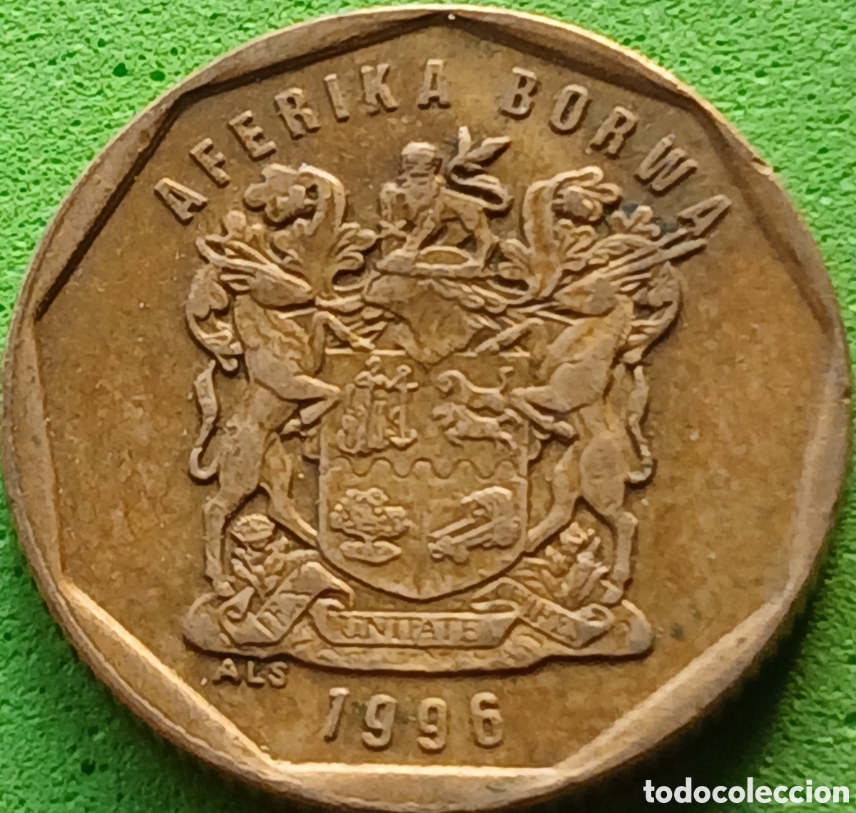 Monedas antiguas de &Aacute;frica: Aferika Borwa 20 cents 1996 km#162