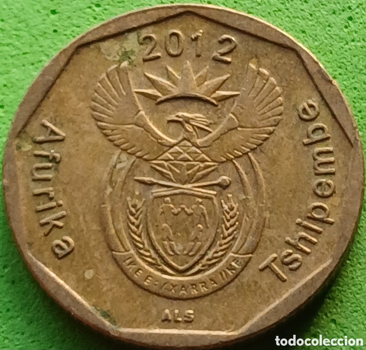 Monedas antiguas de &Aacute;frica: Afurika Tshipembe 20 cents 2012 km#466