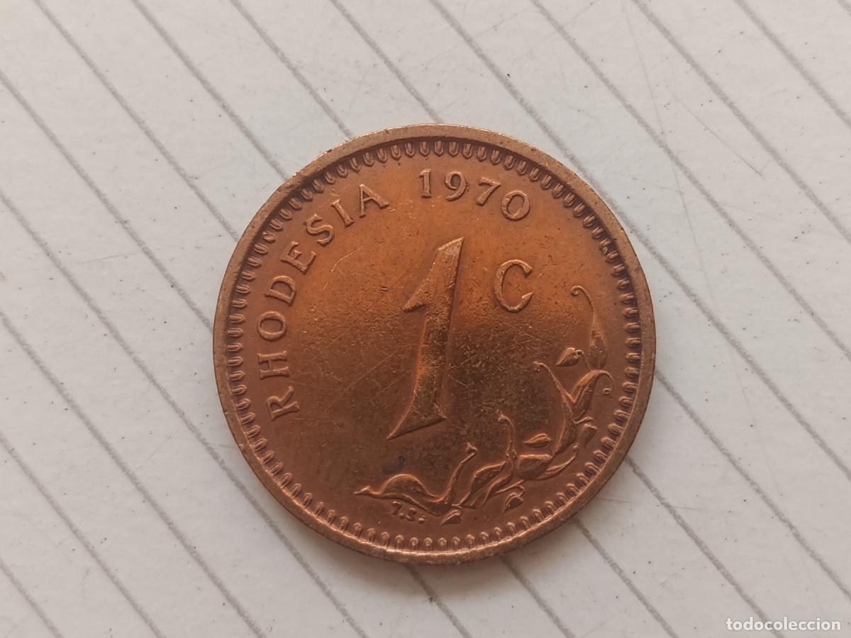 Monedas antiguas de &Aacute;frica: Rhodesia. 1 cent 1970