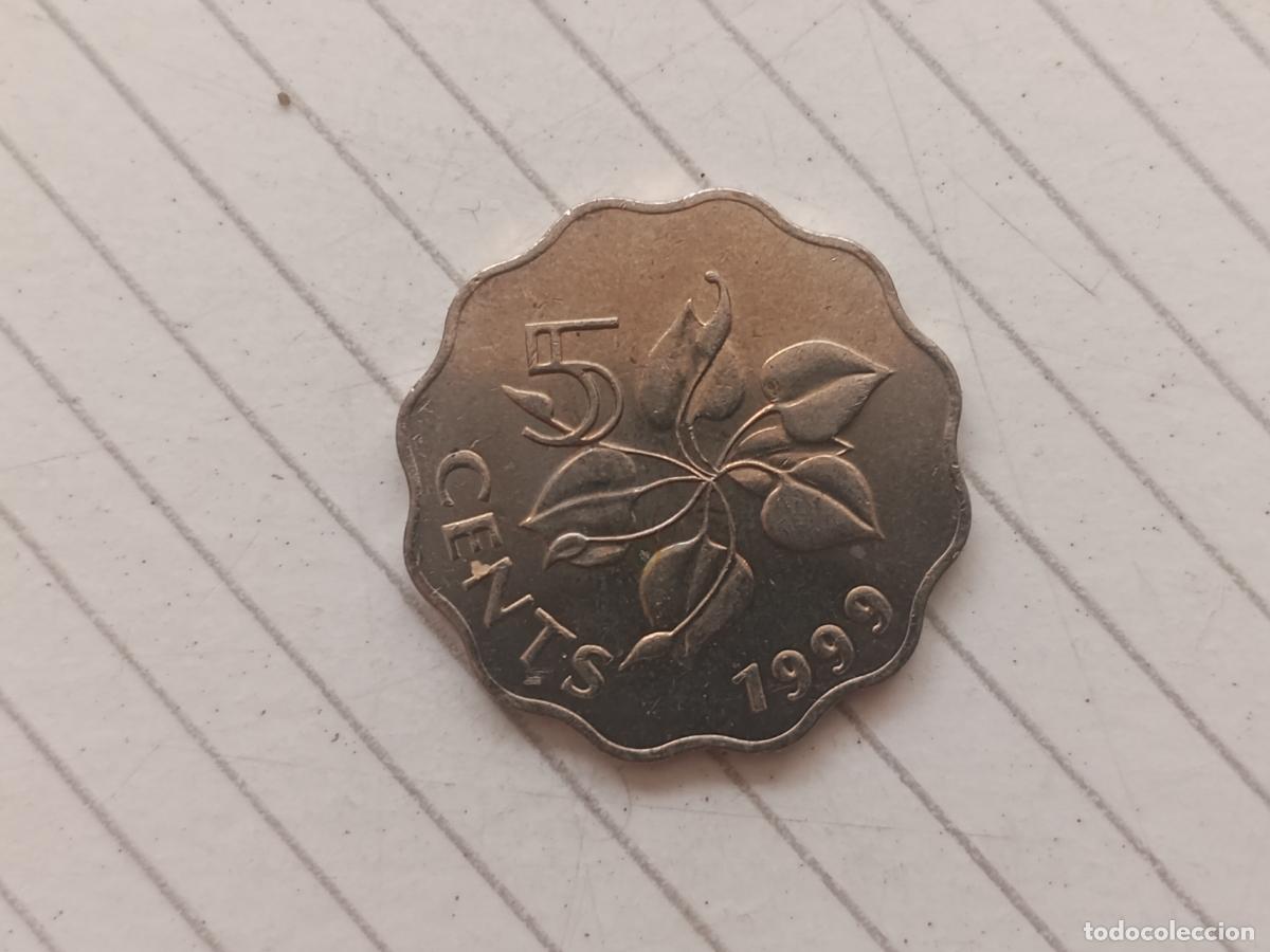 Monedas antiguas de &Aacute;frica: Swazilandia. 5 cents 1999 SC