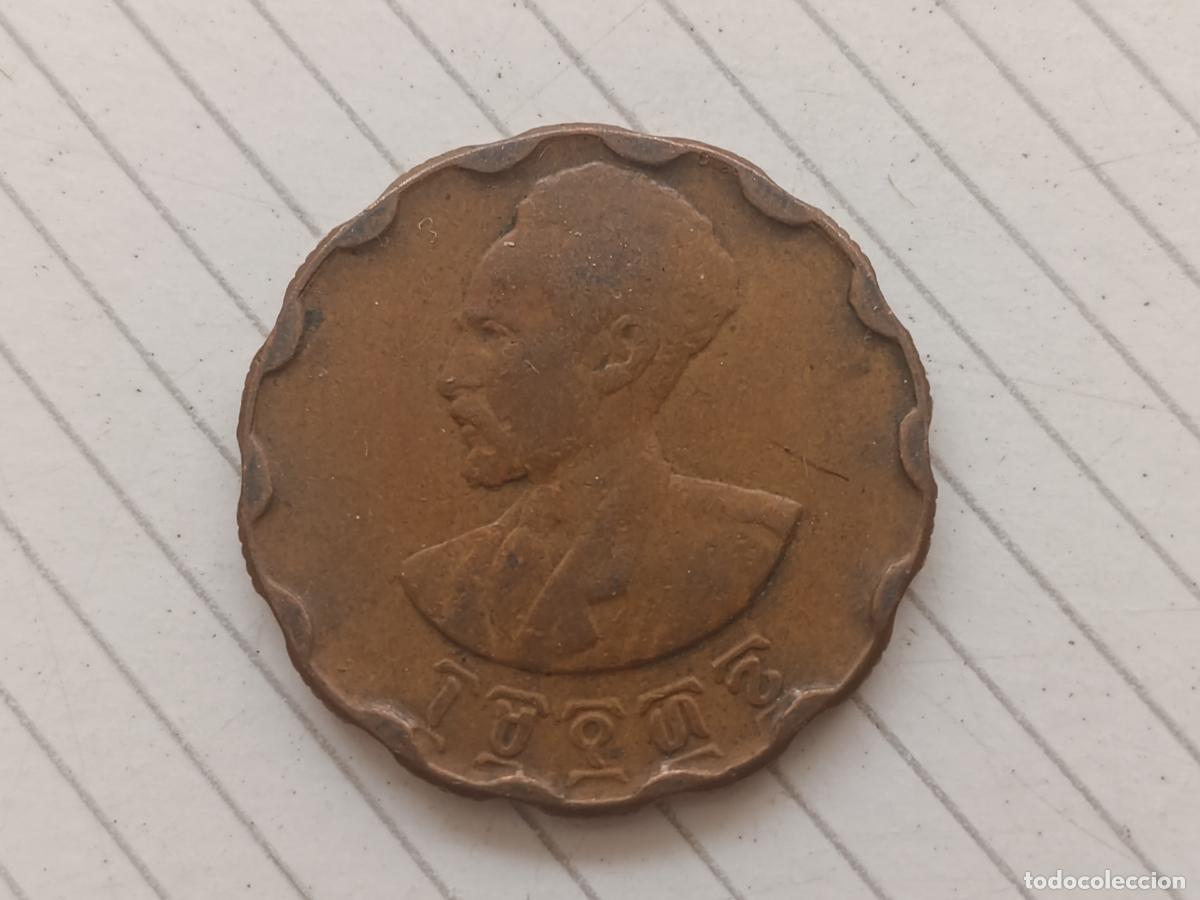 Monedas antiguas de &Aacute;frica: ETIOP&Iacute;A - 25 SANTEEM 1936 (1944)