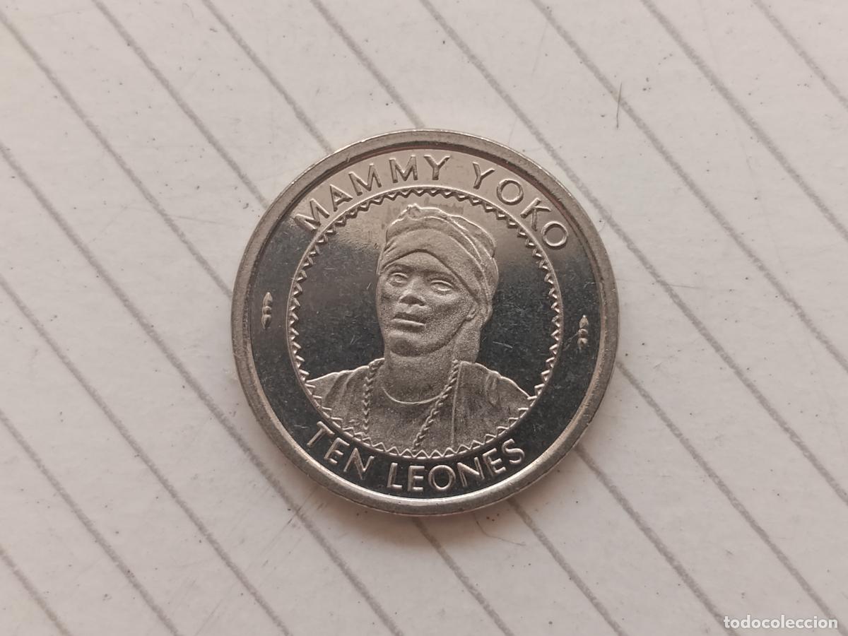 Monedas antiguas de &Aacute;frica: Sierra Leona 10 leones 1996