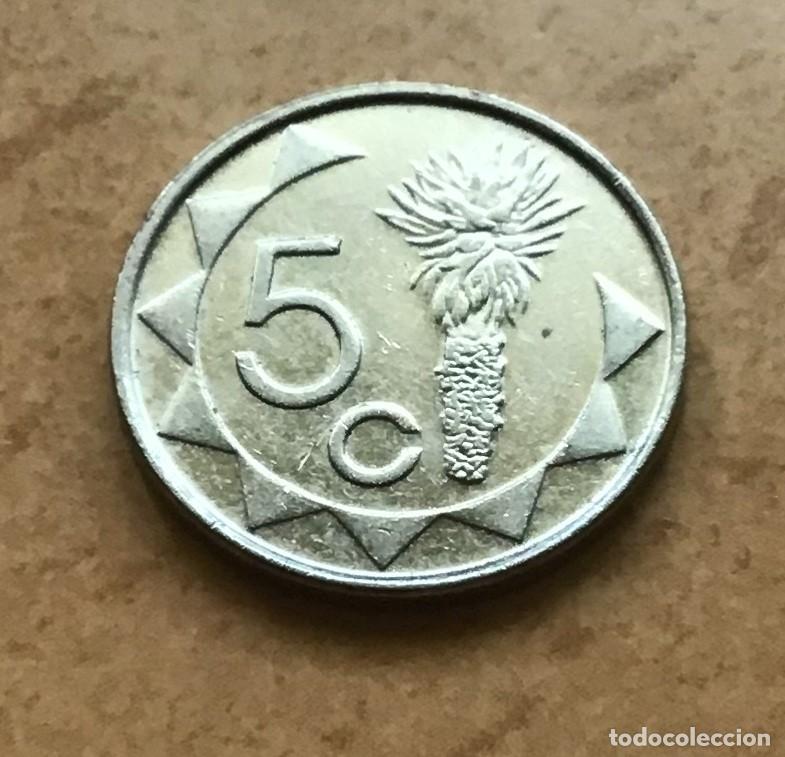 Monedas antiguas de &Aacute;frica: 5 centavos de Namibia. A&ntilde;o 2009 - Foto 1