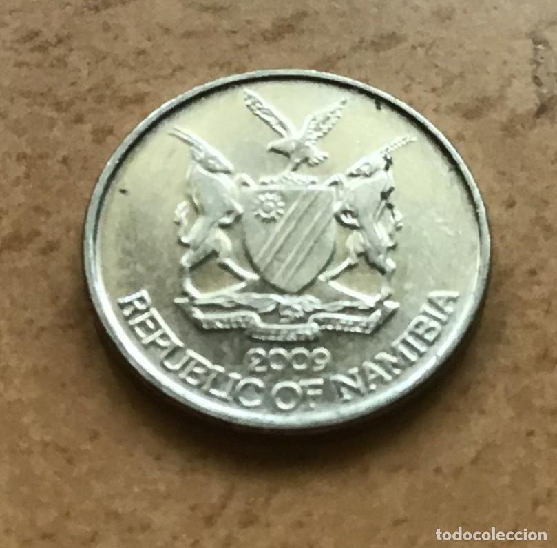 Monedas antiguas de &Aacute;frica: 5 centavos de Namibia. A&ntilde;o 2009 - Foto 2