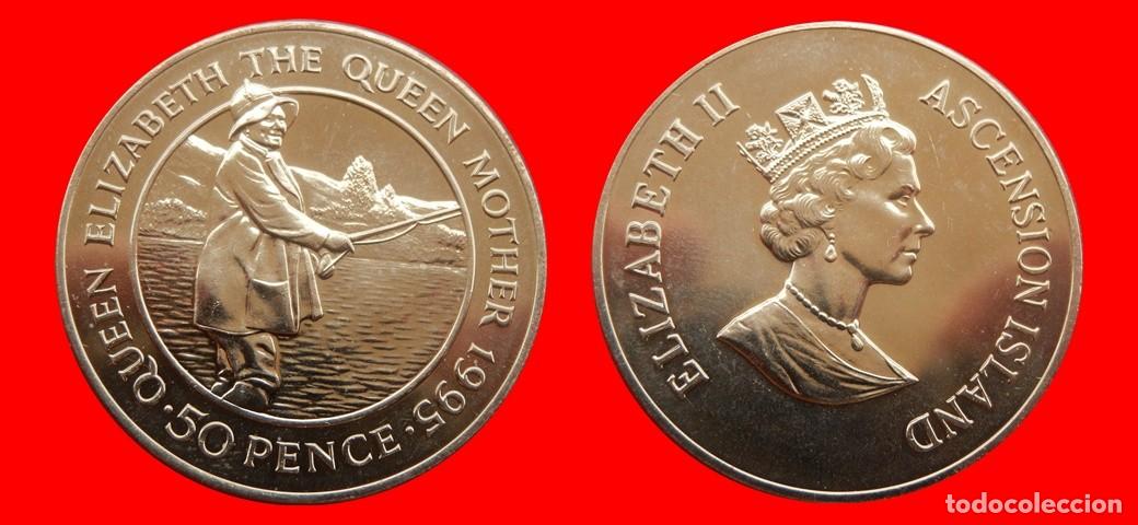 Monedas antiguas de &Aacute;frica: 50 PENIQUES PENCE 1995 SIN CIRCULAR ISLA ASCENSION-9262SC