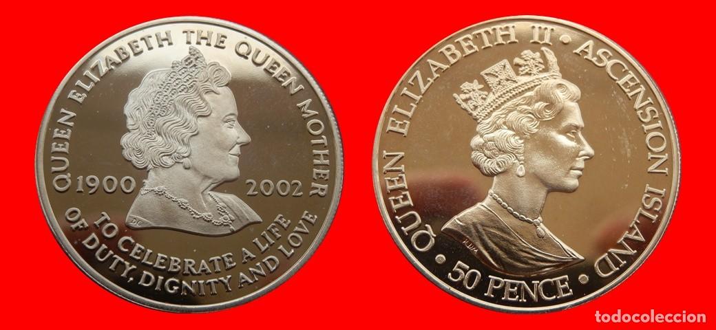 Monedas antiguas de &Aacute;frica: 50 PENIQUES PENCE 2002 SIN CIRCULAR ISLA ASCENSION-9263SC