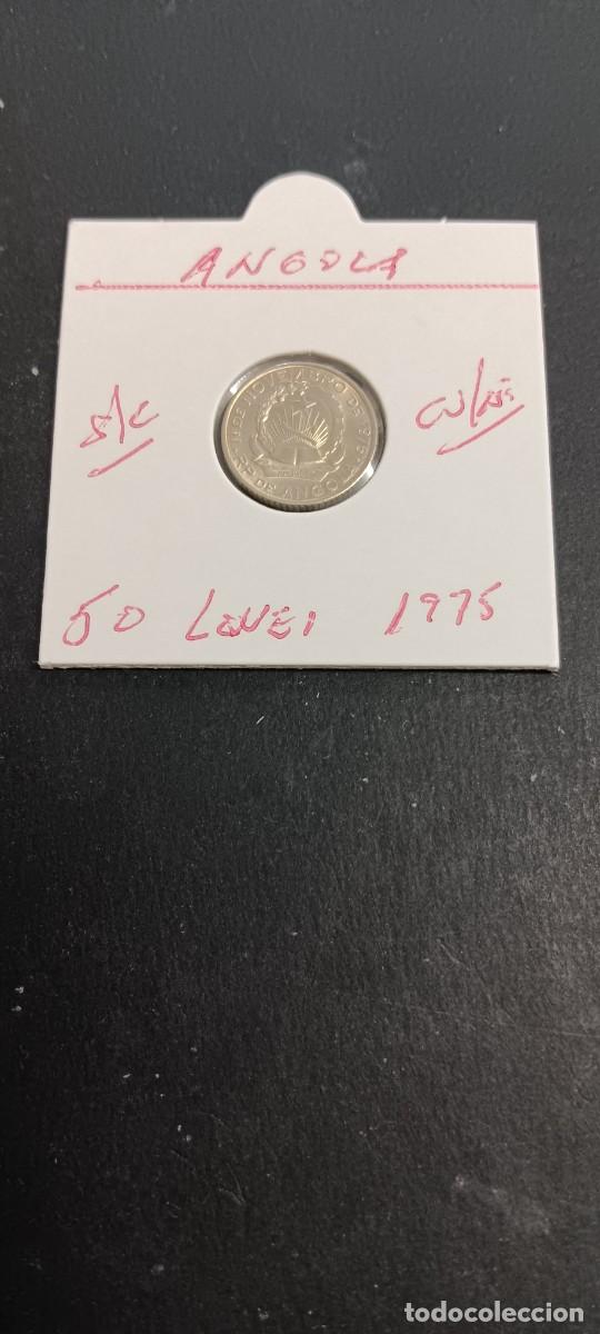 Monedas antiguas de &Aacute;frica: ANGOLA 50 LWEI 1975 S/C KM=90 (CUPRONIQUEL)