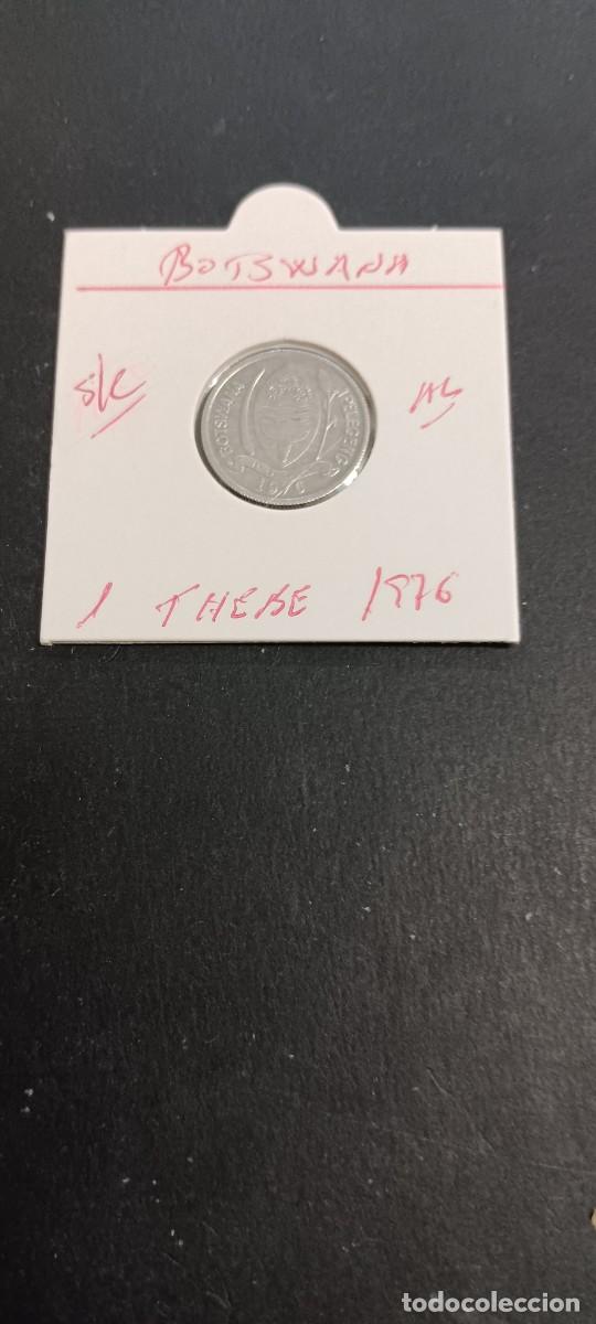 Monedas antiguas de &Aacute;frica: BOTSWANA 1 THEBE 1976 S/C KM=3 (ALUMINIO)