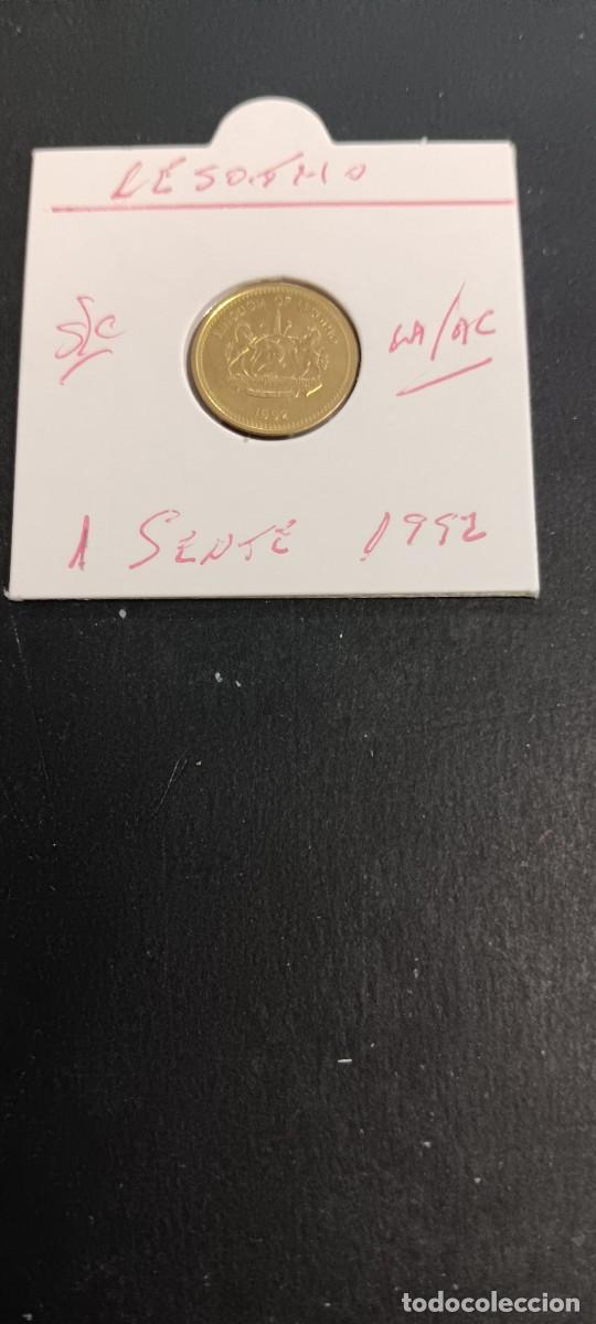 Monedas antiguas de &Aacute;frica: LESOTHO 1 SENTE 1992 S/C KM=54 (LAT&Oacute;N-ACERO)